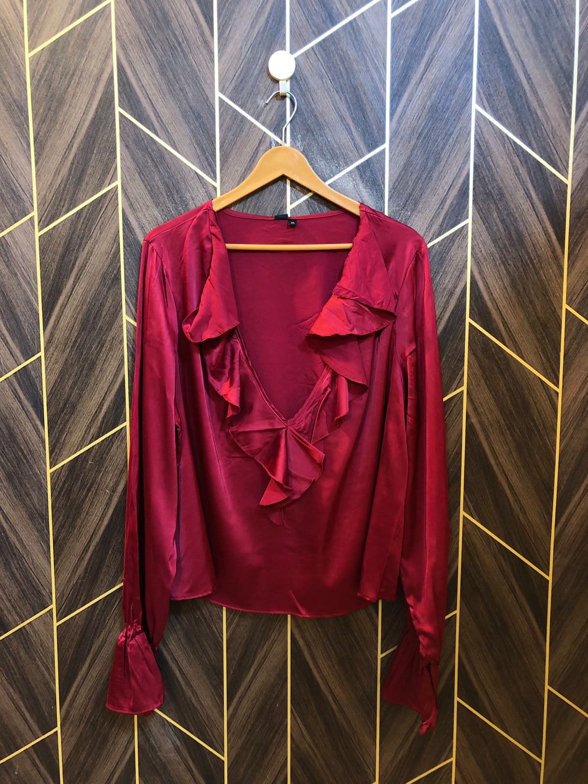 Western Top Silk – 3xl Size (Chest: 25 , Length: 23)