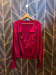 Western Top Silk – 3xl Size (Chest: 25 , Length: 23)
