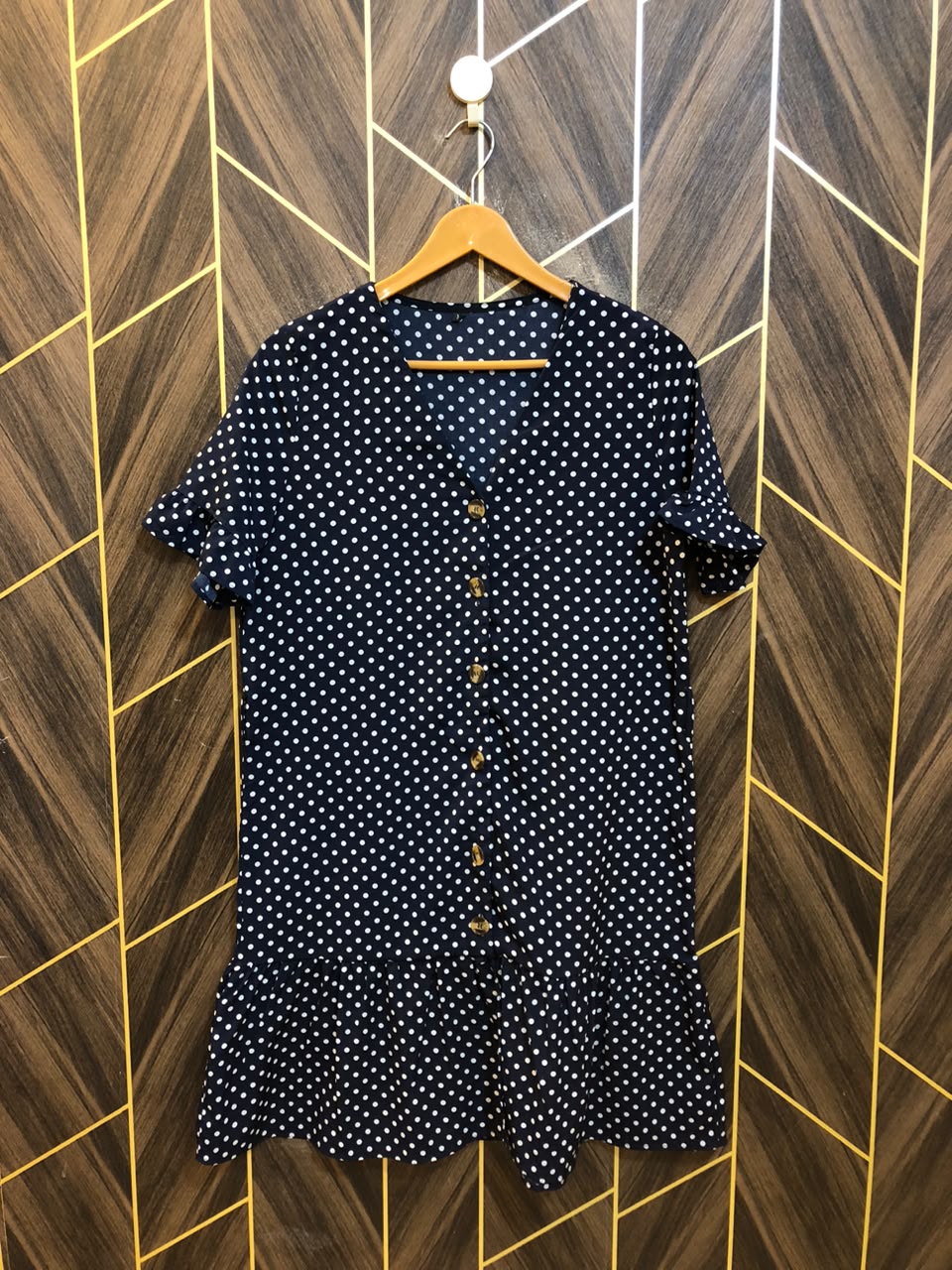Women Long Shirt Chiffon Medium | Chest 19 | Length 36