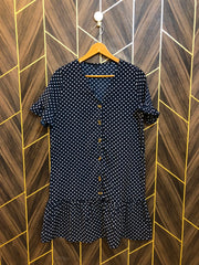 Women Long Shirt Chiffon Medium | Chest 19 | Length 36