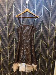 Mini Dress Net silk Medium Size Chest 19 Length 36