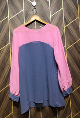 Western Top Chiffon (See Through) – Large Size (Chest: 21, Length: 28 )