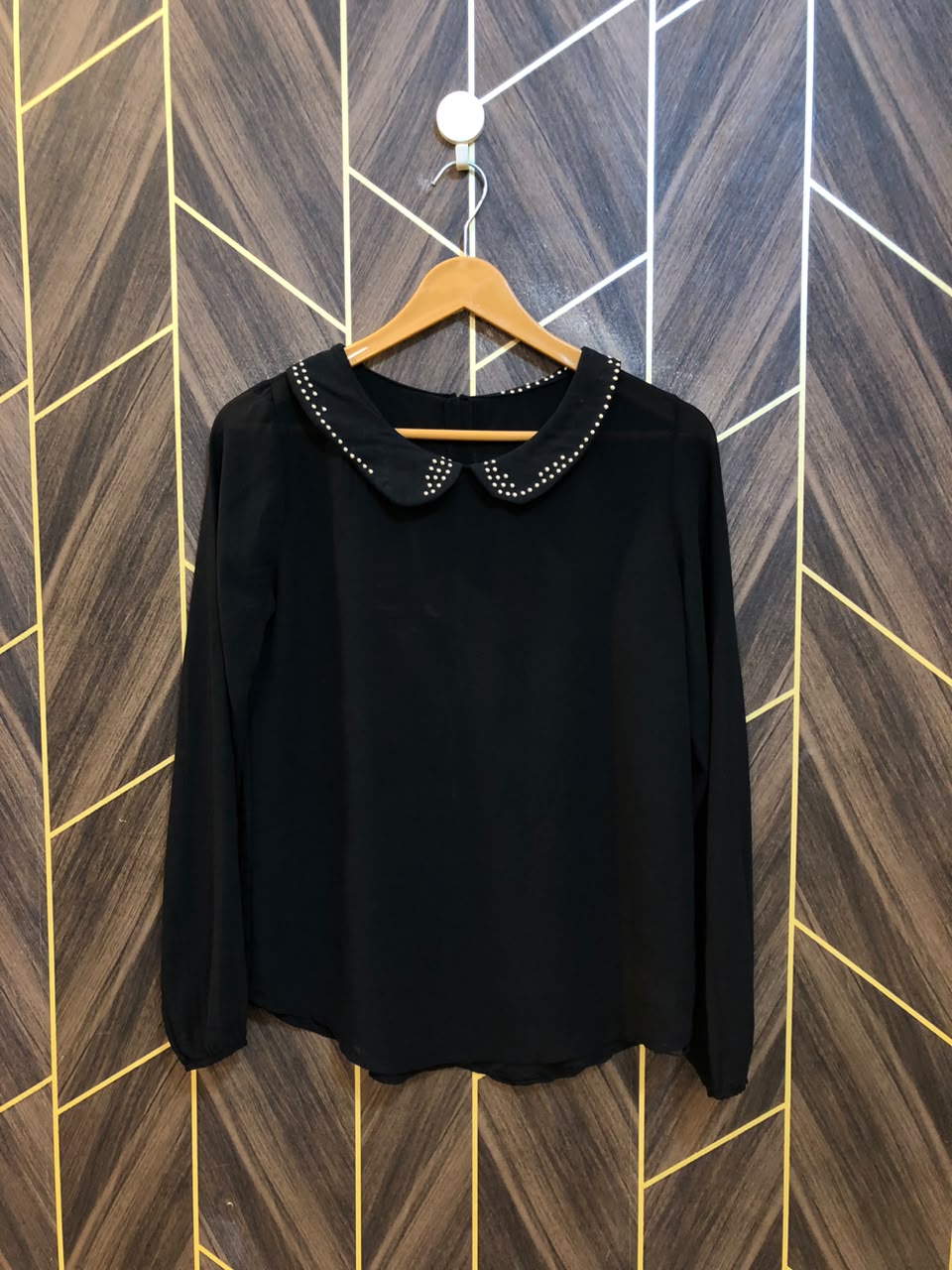 Western Top Chiffon (See Through) – Medium Size (Chest: 19, Length: 24 )