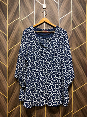 Western Top Chiffon – X-Large Size (Chest: 25, Length: 32  )