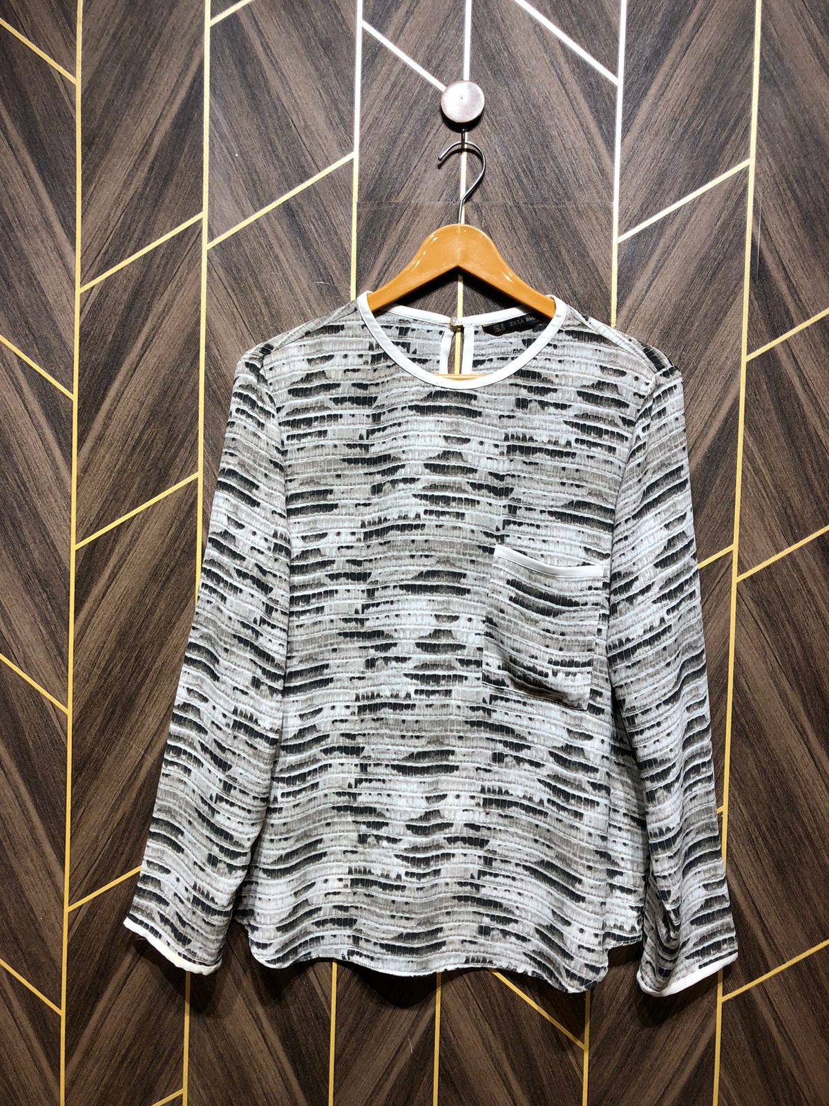 Western Top Chiffon – Large Size (Chest: 21 , Length: 26  )