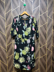 Mini Dress Chiffon X Large Size Chest 22 Length 42