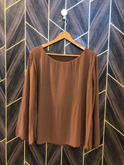 Western Top Chiffon – Large Size (Chest: 20, Length: 26  )