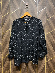 Western Top Chiffon – 1X-Large Size (Chest: 22, Length: 27  )