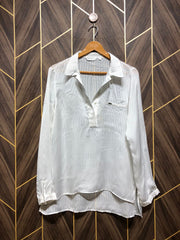 Western Top Chiffon (See Through) – Large Size (Chest: 20, Length: 29 )