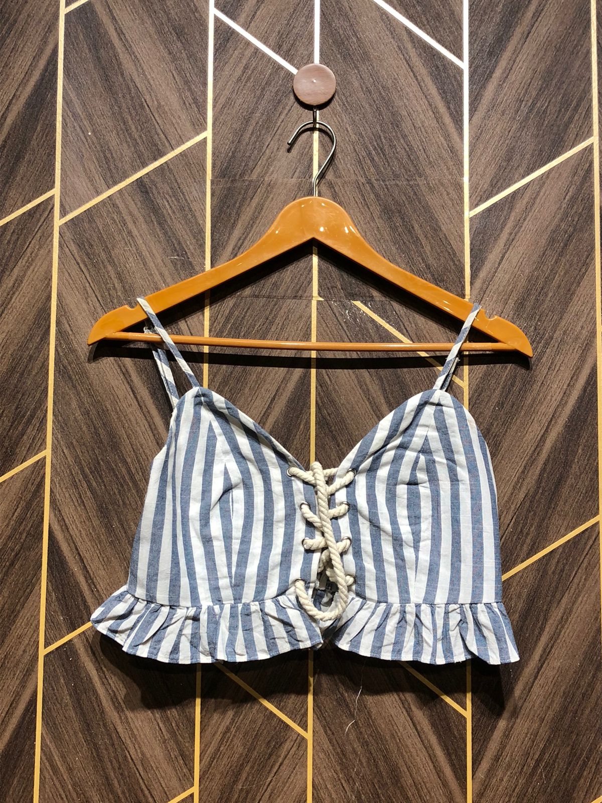 Trendy Cotton CropTop Size Small