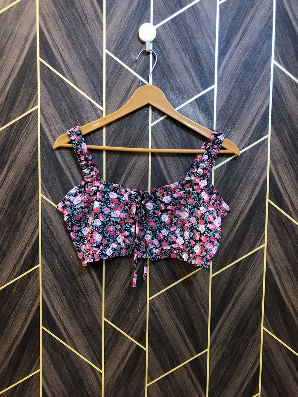 Trendy Silk CropTop Size Small