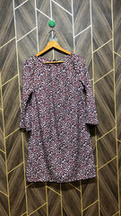 Women Long Shirt Silk Large | Chest 20 | Length 35