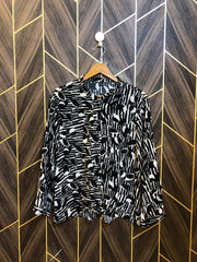 Western Top Chiffon – Large Size (Chest: 20, Length: 26  )