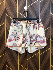 Women Mini Shorts Chiffon Small | Size Waist 28