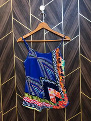 Trendy Chiffon CropTop Size Small