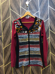 Women Crop Sweater Large | Size | Chest 20 | Length 26