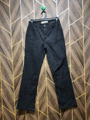 Women Wide Leg Jeans Medium Size High Waist 28 Length 39