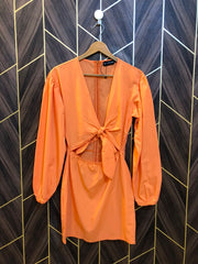 Mini Dress Cotton Small Size Chest 18 Length 34