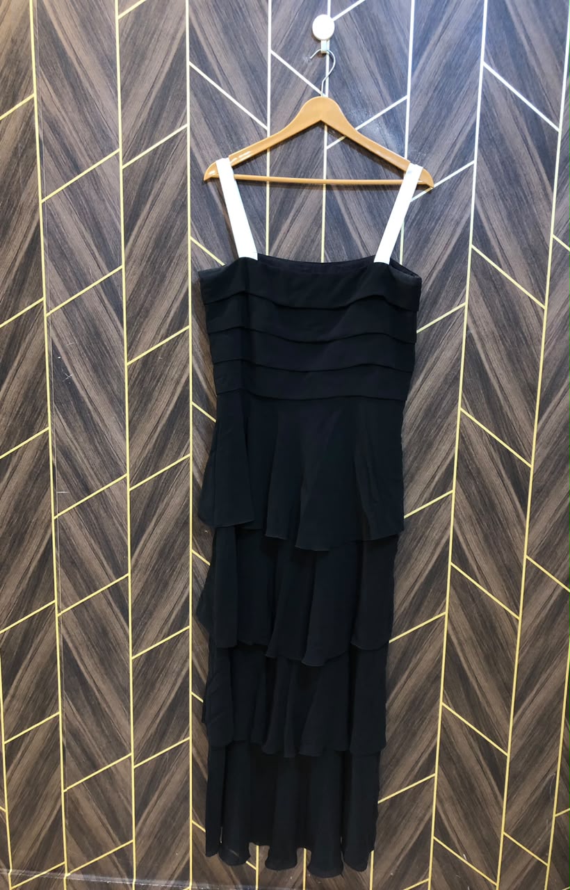 Western Long Maxi Chiffon Medium | Size | Chest 19 | Length 58