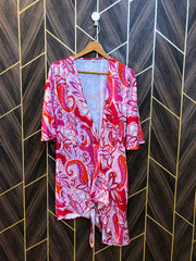 Mini Dress Silk Medium Size Chest 19 Length 34  shrug