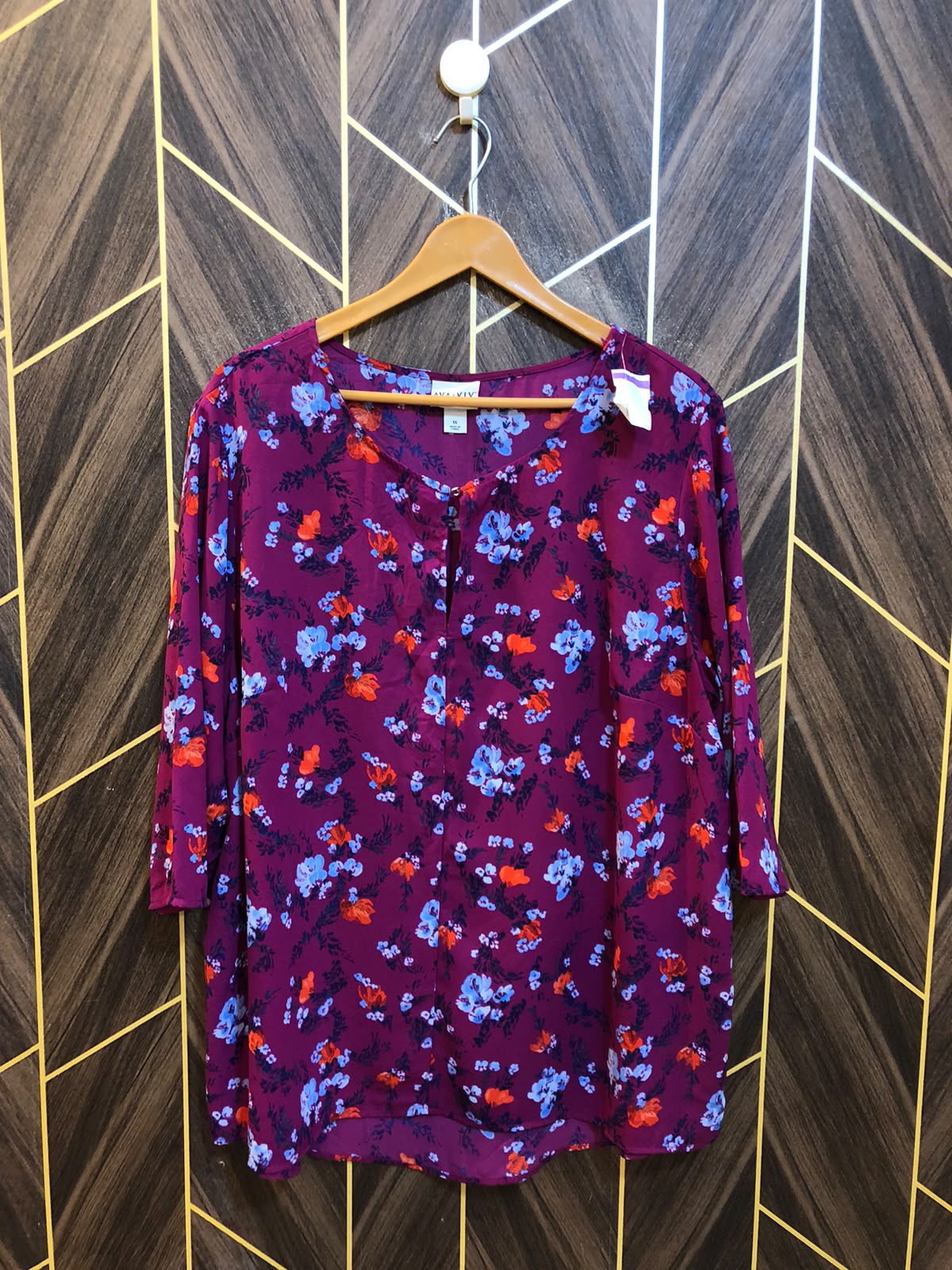 Western Top Chiffon – 1XL Size (Chest: 23, Length: 28)