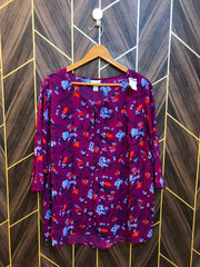 Western Top Chiffon – 1XL Size (Chest: 23, Length: 28)