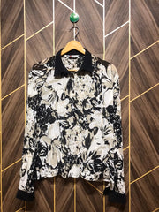 Western Top Chiffon (See Through) – X-Large Size (Chest: 23 , Length: 24 )