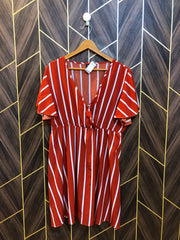 Women Long Shirt Linen 1XL | Chest 23 | Length 36