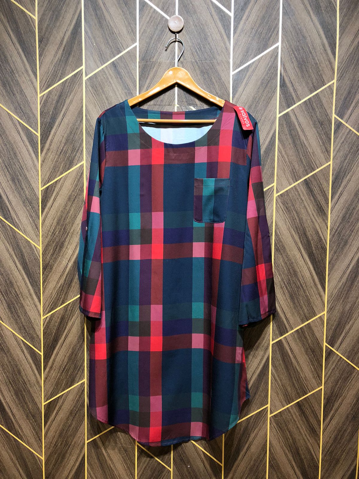 Western Top Chiffon – 2X-Large Size (Chest: 23 , Length: 38 )