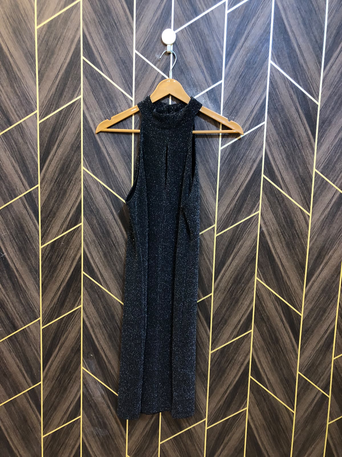 Mini Dress body fitted Jersey Medium Size Chest 19 Length 38