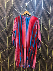 Women Chiffon Cord Set  baggy  | Shirt Chest 23 | Shirt Length 40  | Skirt Waist 40 | Skirt Length 38