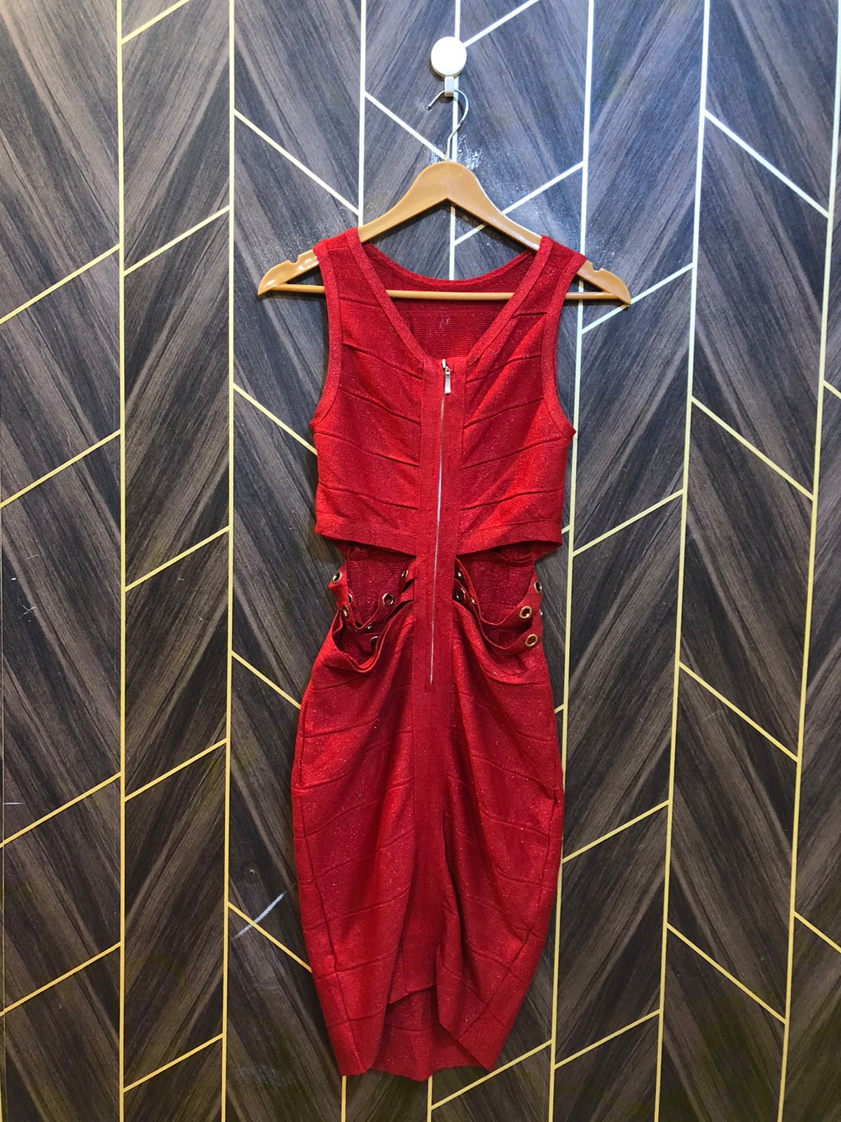 Bodycon Dress Jersey Small | Size | Chest 18 | Length 37