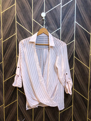 Western Top Chiffon (See Through) – Large Size (Chest: 20, Length: 28)