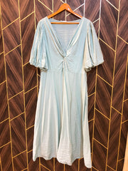 Western Long Maxi Silk X Large  | Size | Chest 22 | Length 53