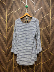 Women Long Shirt Jersey Small | Chest 18 | Length 35
