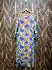 Western Long Maxi Chiffon X Large | Size | Chest 21 | Length 56