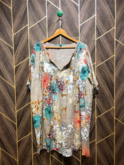 Women Long Shirt Cotton X Large | Chest 22 | Length 36