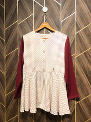 Western Top Small Chest 18 Length 29 Chiffon