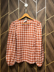 Western Top Small Chest 18 Length 26 Chiffon