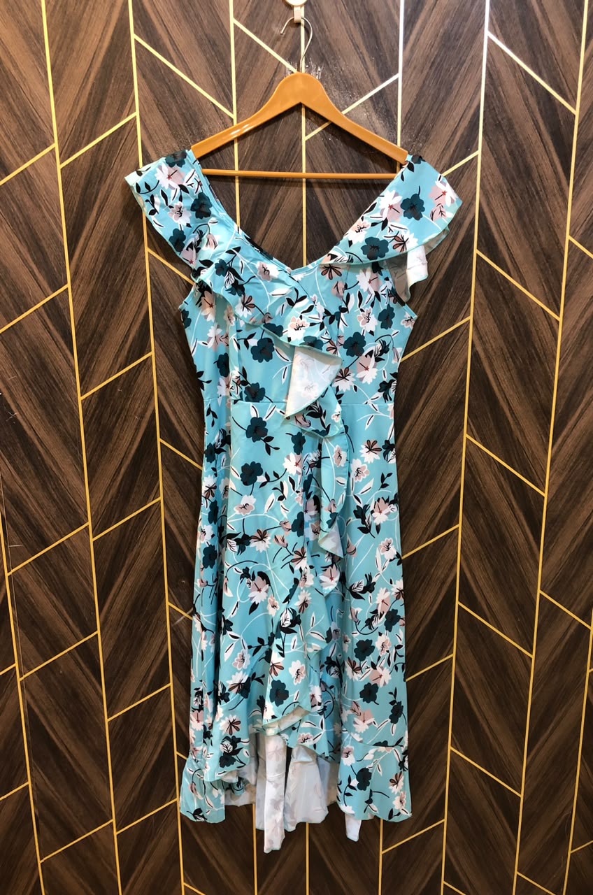 Western Long Maxi Silk Small | Size | Chest 18 | Length 43