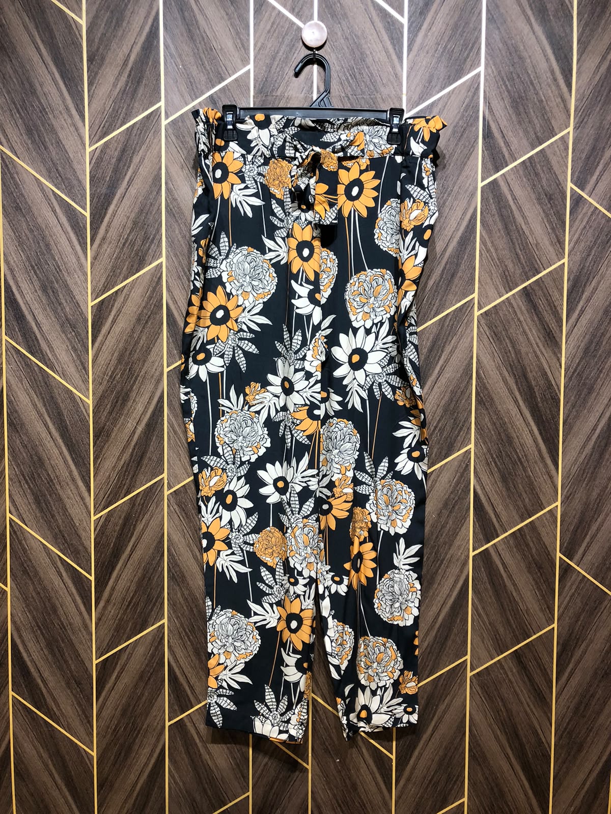 Western Linen Plazo X Large | Size Waist 36 | Length 42