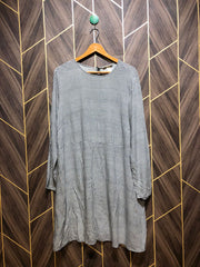 Women Long Shirt Linen X Large | Chest 22 | Length 38