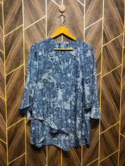Western Top Chiffon – Large Size (Chest: 21  , Length: 29 )