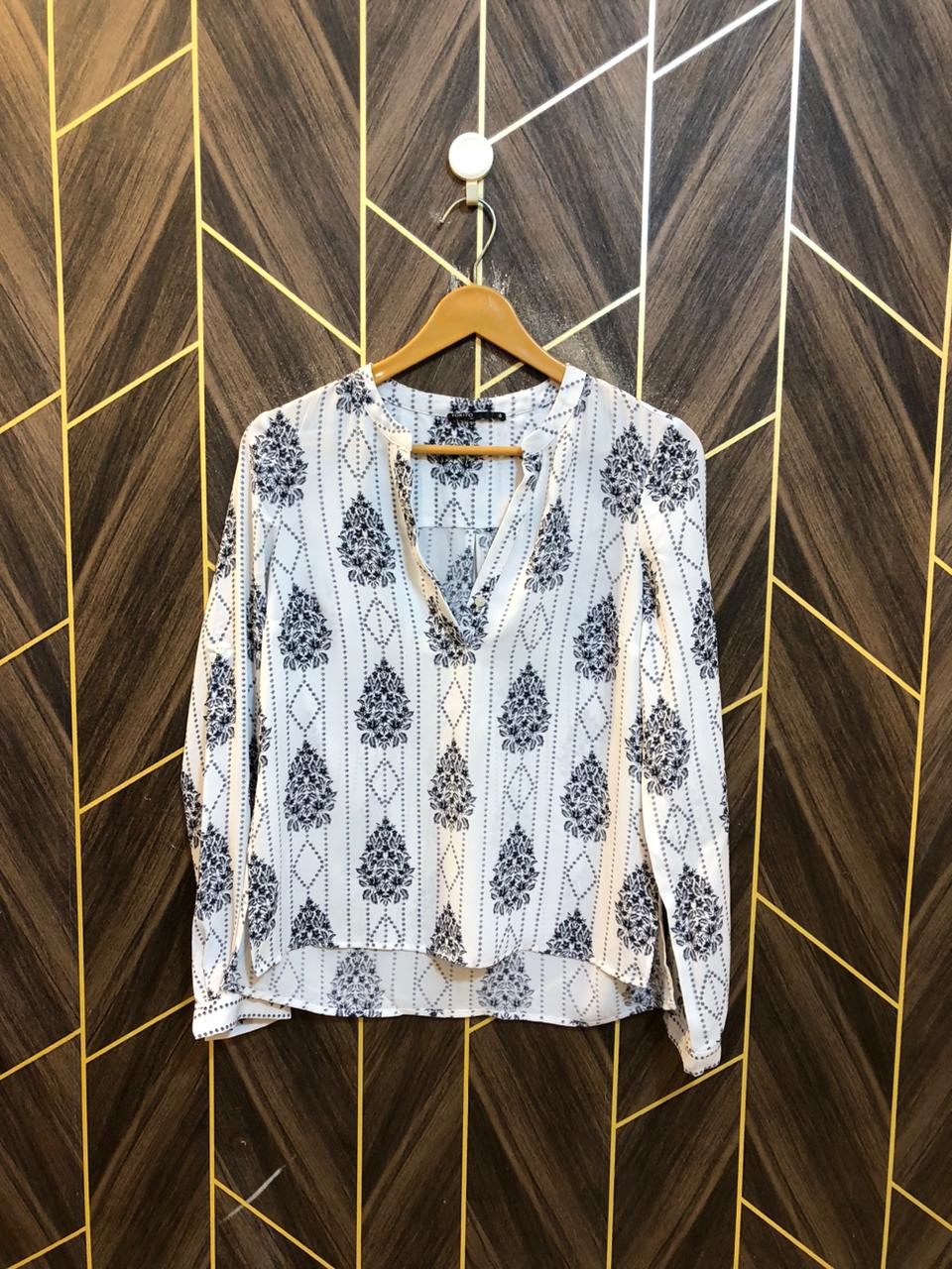 Western Top Chiffon – X-Small Size (Chest: 17, Length: 26 )