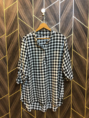 Western Top Chiffon – 1XL Size (Chest: 23, Length: 35 )