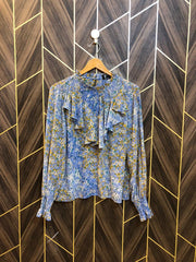 Western Top Chiffon (See Through) – Large Size (Chest: 21 , Length: 25 )
