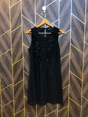 Mini Dress Chiffon Small Size Chest 18 Length 35