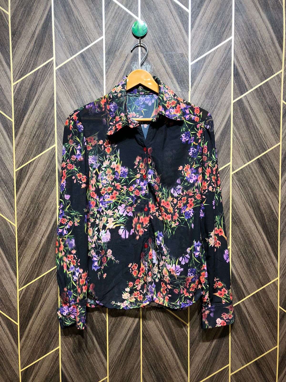 Western Top see through Chiffon – Large Size (Chest: 20, Length: 26)