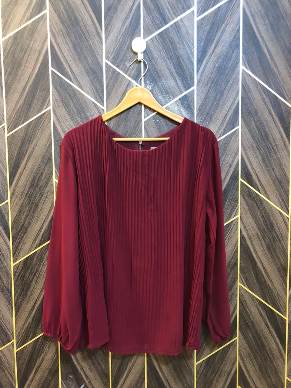 Western Top Chiffon – Large Size (Chest: 20, Length: 27 )