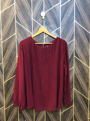 Western Top Chiffon – Large Size (Chest: 20, Length: 27 )